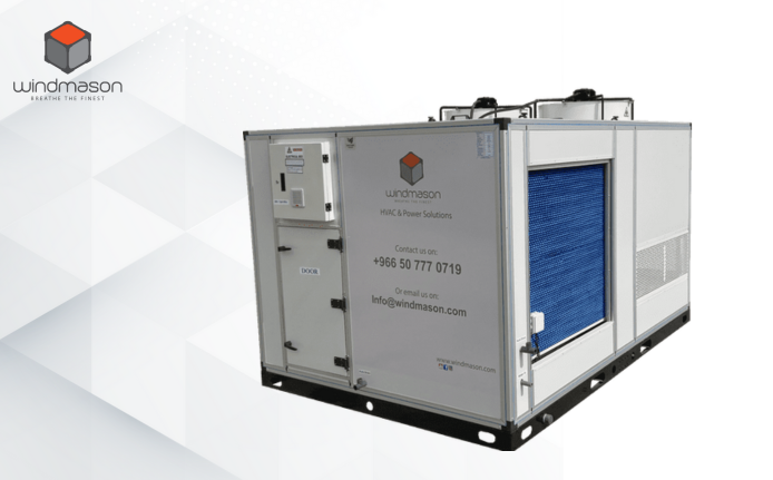 Windmason IDEC 2 stages evaporative cooling solution photo