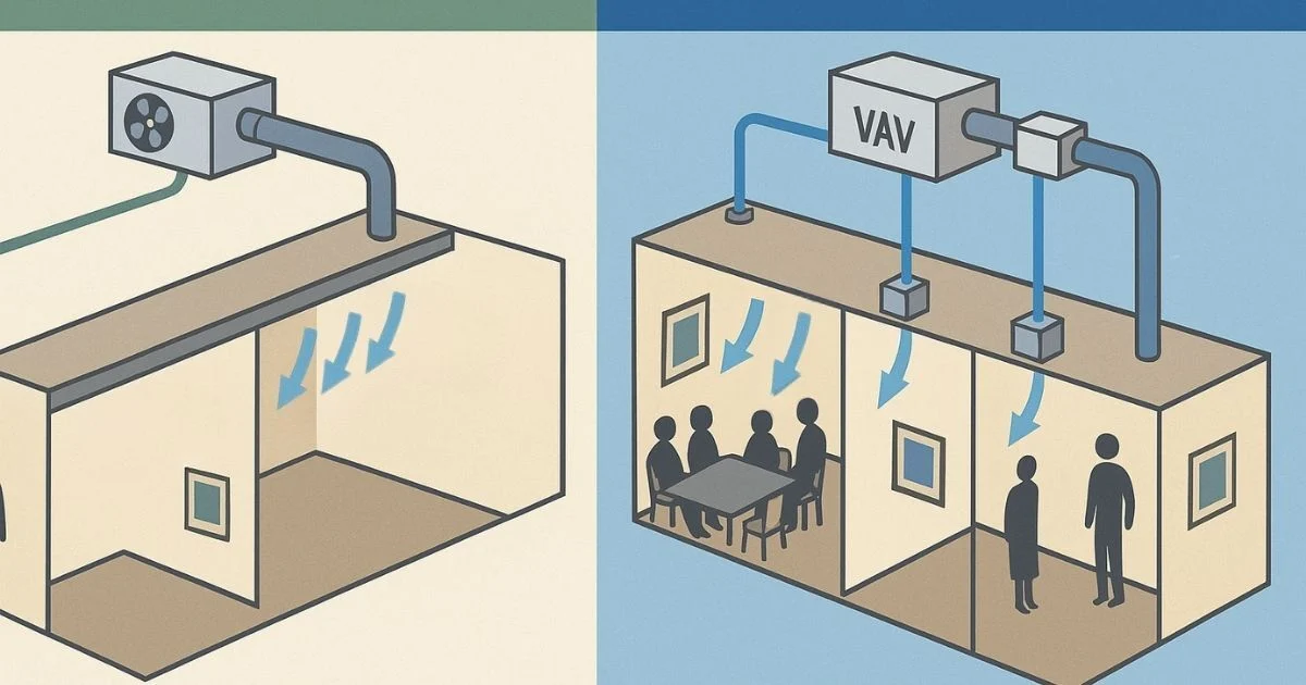 Difference between CAV and VAV