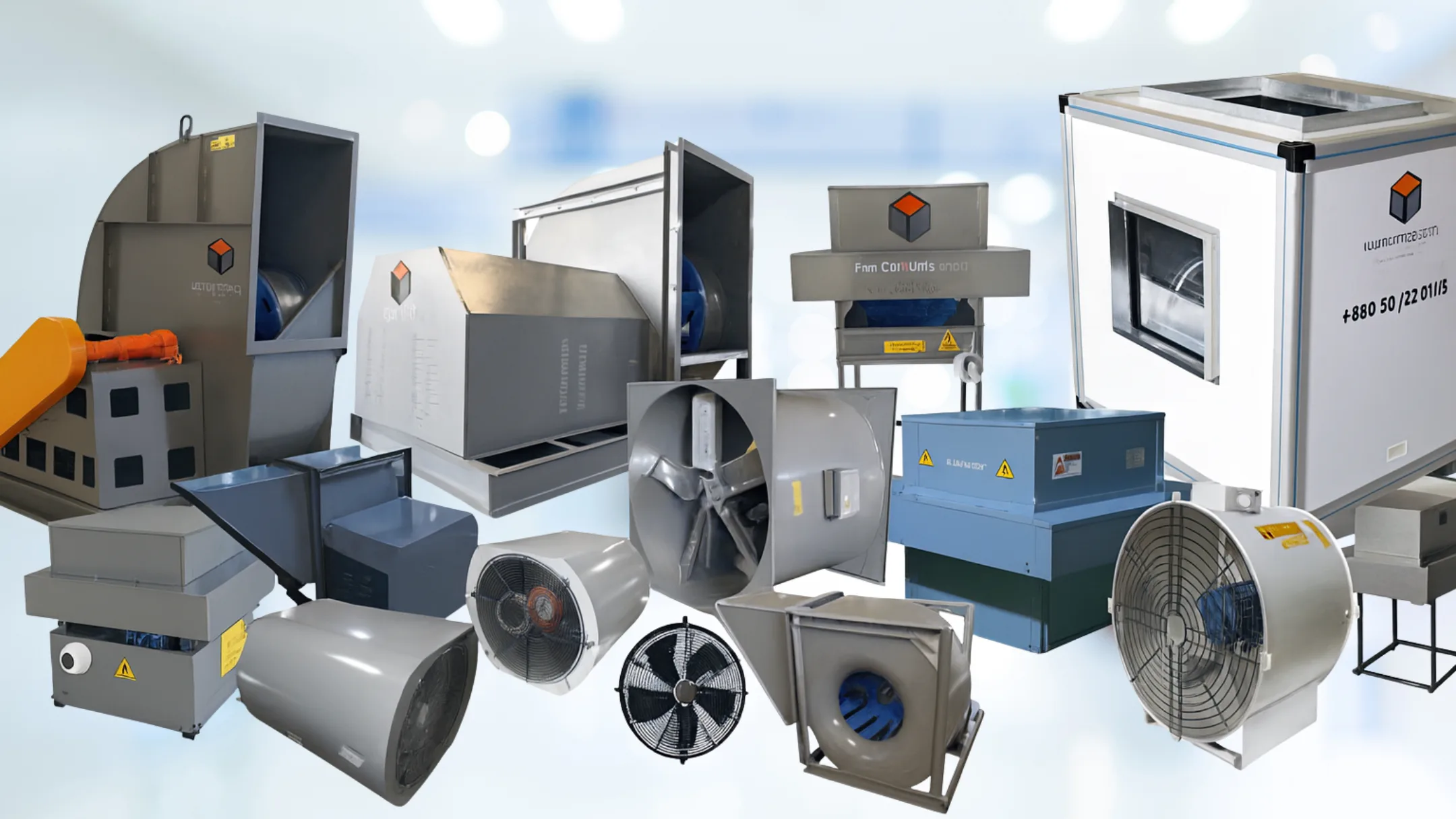 Exhaust & Supply Industrial Fans manufacturers KSA
