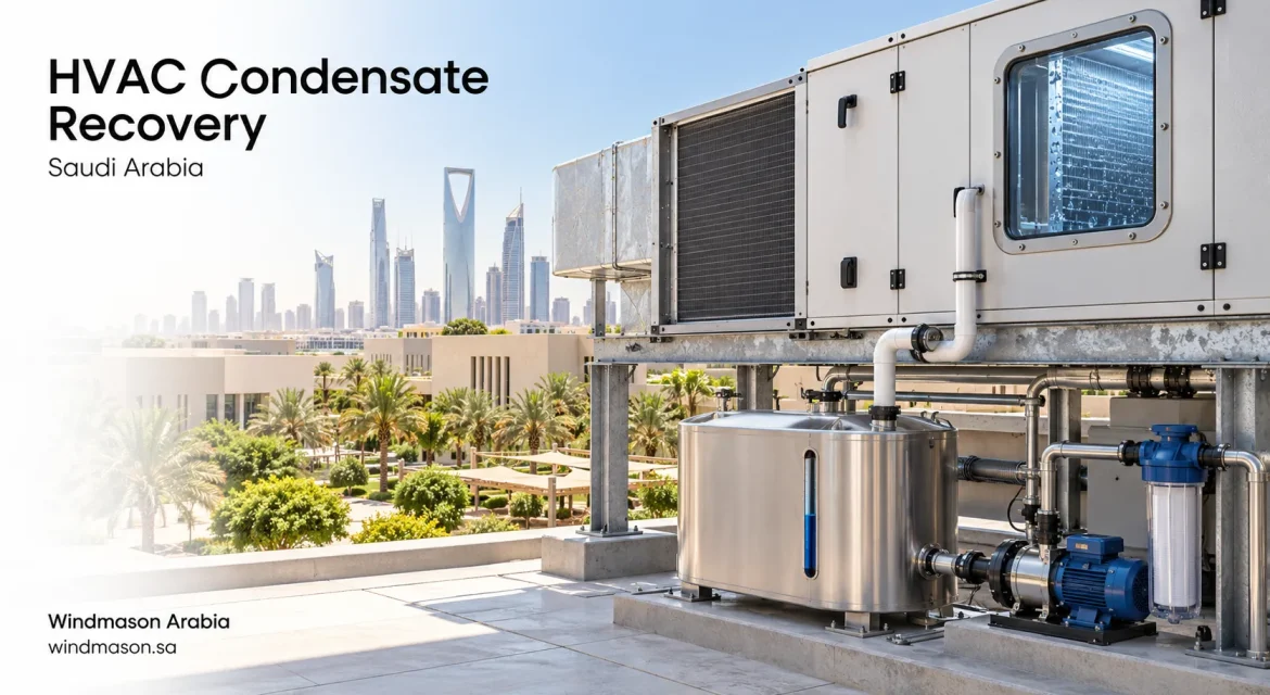 HVAC condensate recovery in Saudi Arabia