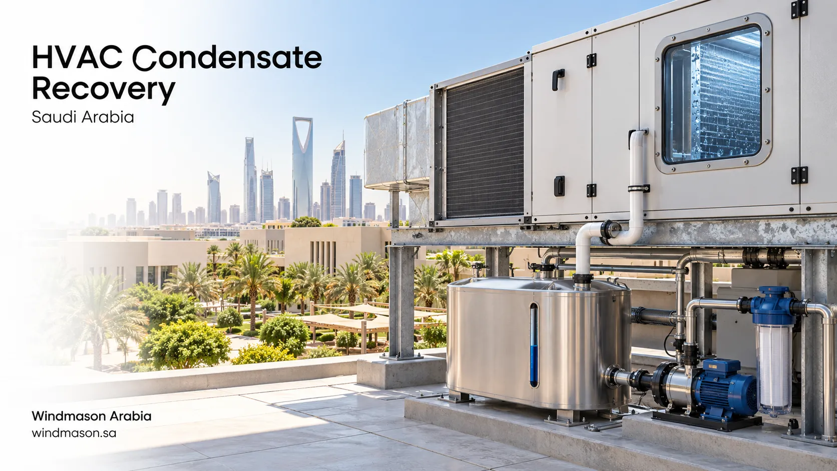 HVAC condensate recovery in Saudi Arabia