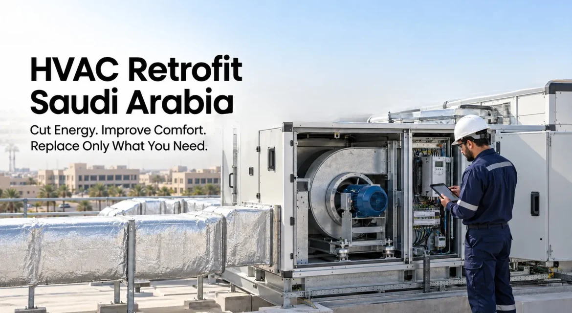 HVAC retrofit in Saudi commercial district