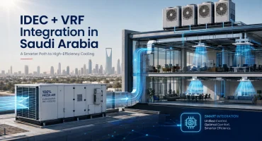 IDEC VRF integration for energy efficient cooling in Saudi Arabia