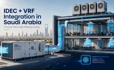 IDEC VRF integration for energy efficient cooling in Saudi Arabia