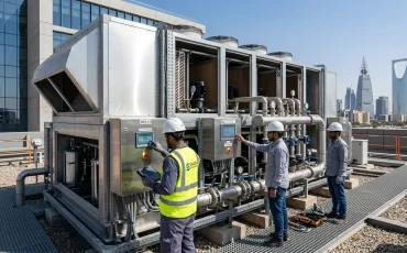 Evaporative cooling water use in Saudi Arabia measured on an IDEC HVAC system