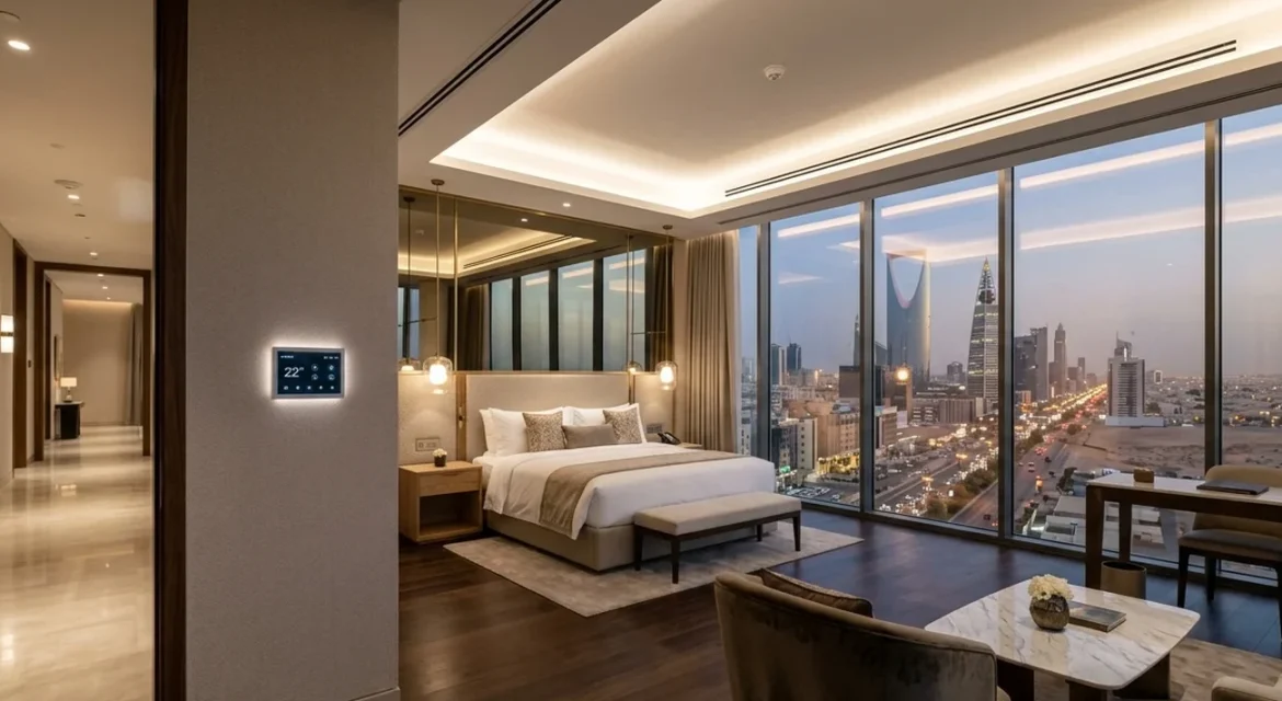 hotel HVAC energy efficiency Saudi Arabia guest comfort
